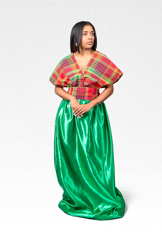 Elegant Two-Piece Holiday Party Dress Set